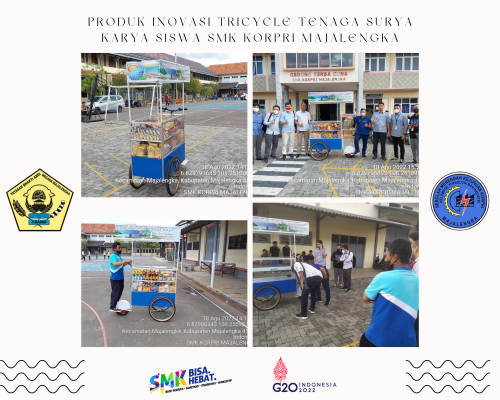 Pengujian Performa dan Kelayakan Produk Inovasi Tricycle Tenaga Surya Karya Siswa SMK KORPRI Majalen