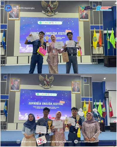 Torehkan Prestasi di Euforia English Festival, Siswa KORPRI Majalengka Raih Tiga Penghargaan Sekalig