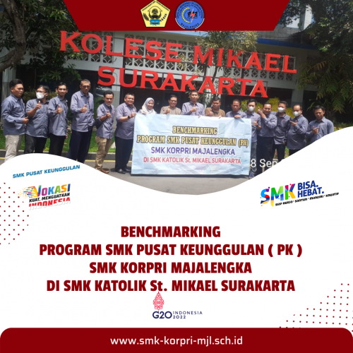 Benchmarking SMK KORPRI Majalengka Ke SMK St. MIKAEL Surakarta.