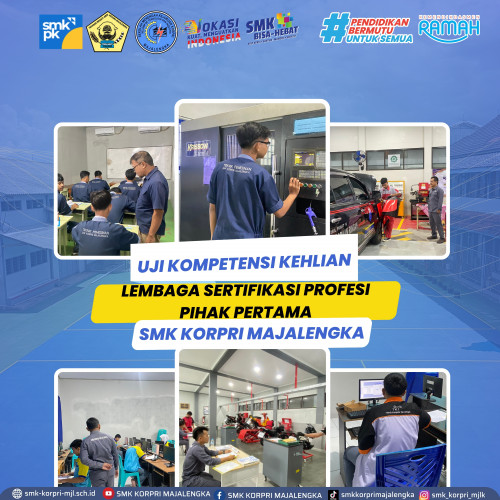 UJi Kompetensi Keahlian Bersama LSP-P1 SMK KORPRI Majalengka